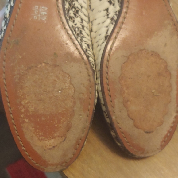 Coach Lola ballet flat in black white snake print - Picture 9 of 14